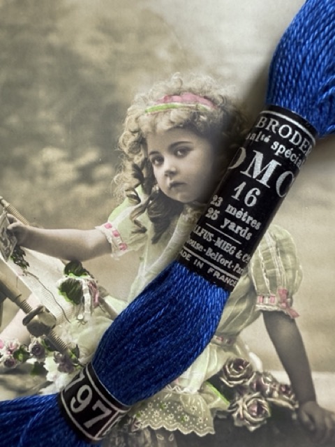 DMC Coton a broder special - art. 107 - dikte 16 | Blauw | kleurnr. 797 - 23 meter