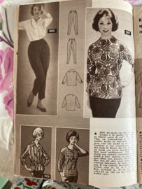 1961 | Marion naaipatronen maandblad | nr. 151 - februari - met radarblad  - jurken/broek en blouse/kinderkleding