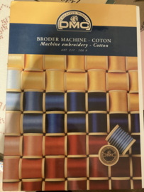 VERKOCHT | DMC | Borduurgaren kleurenkaart BORDER MACHINE - COTON art. 237 - 206A (2004)