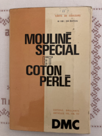 DMC | Borduurgaren  kleurenkaart - Carte de Couleurs | Mouline Special et COTON PERLE art. 115, 116 en 117 - W 100 3me Edition (1975)