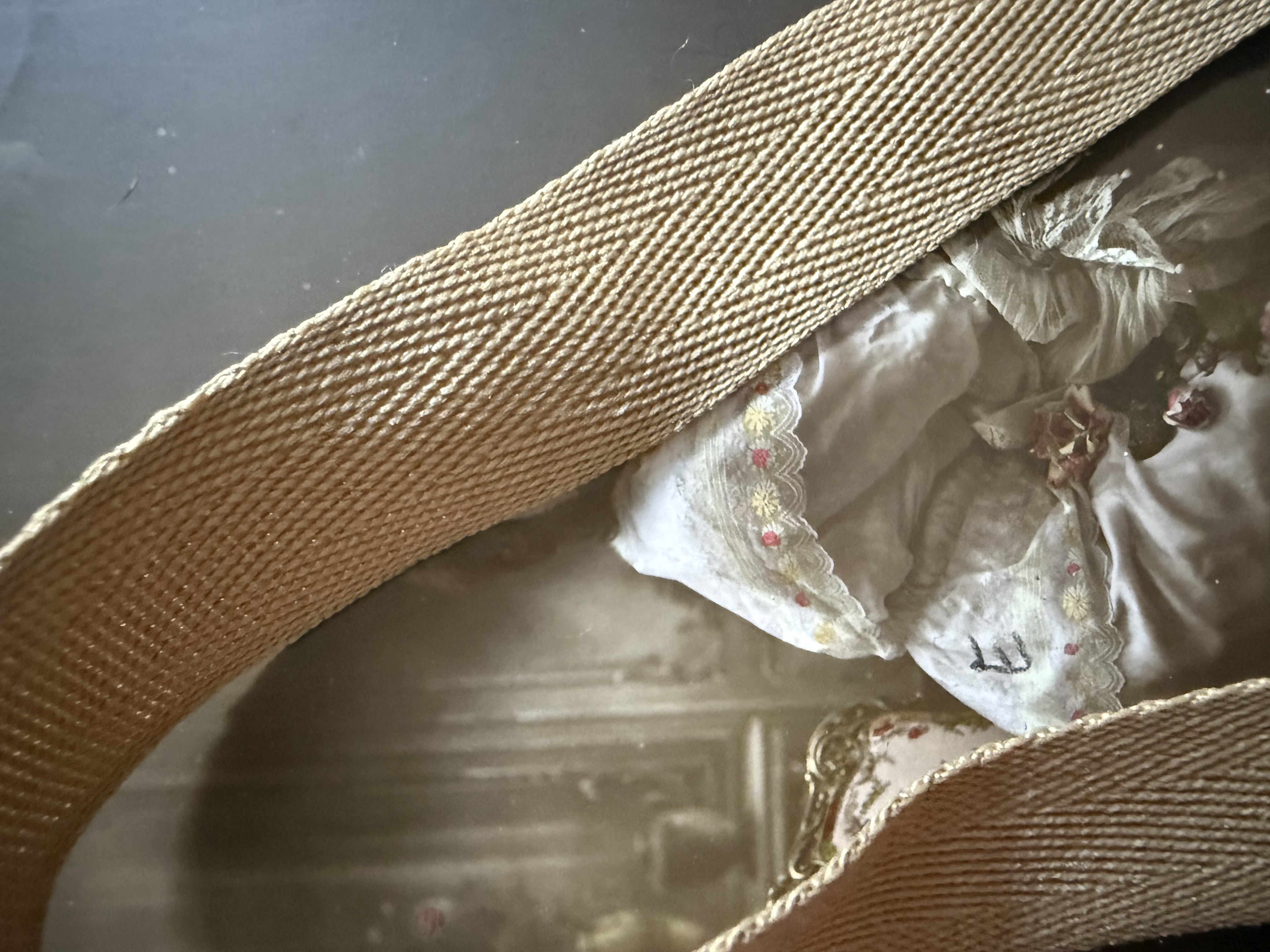 Tresband | Beige | 02.5 cm - 25 mm breed | Zacht effen tussenband - 100% polyester