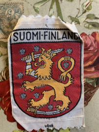Applicaties | VéGé vlaggen zijdjes - silk patch: Suomi-Finland