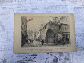 Briefkaarten | Frankrijk | Maggi reclamekaart ca. 1900 Carte postale Maggi 017. Vieux Paris - La Rue Brise-Miche Angle Taillepain