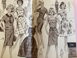 1962 | Marion naaipatronen maandblad | nr. 167, juni  1962  met radarblad jurken/kinderkleding
