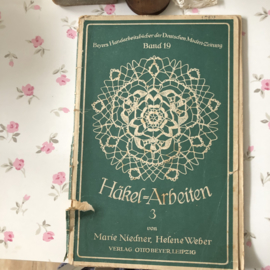 VERKOCHT | 1921 | Boeken | Haken | Beyers Handarbeitsbücher Marie Niedner | Häkel = Arbeiten 3  Band 19