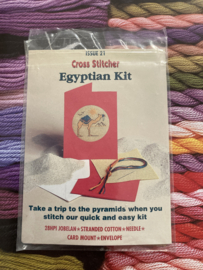 Borduren | Borduurpakket | Cross Sticher - Egyptian Kit (kameel) - voor kaart