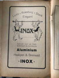 VERKOCHT | 1920 | Boeken | Handwerken | Beyer's Handwerkboeken Serie H N° 63 - Nieuwe Gehaakte en gebreide kleeding - Otto Beyer met 34 afbeeldingen en een bijvoegsel met knippatronen