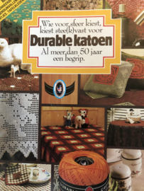 VERKOCHT | 1981 | Haken | Boeken | Durable | No. 8/81 - Wie voor sfeer kiest kiest stee(k) vast voor durable katoen al meer dan 50 jaar een begrip