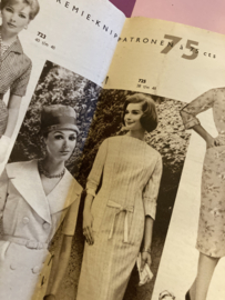 1961 | Marion naaipatronen maandblad | nr. 157 augustus 1961 met radarblad, jurken, kinderkleding