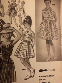1963 | Marion naaipatronen maandblad | nr. 167 - juni 1963 - met radarblad - vintage jurkjes - jongensbadjasje