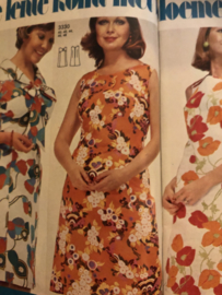 1973 | Marion naaipatronen maandblad | nr. 287 maart 1973 - wijde jurkjes, positiejurk, zondagse kleertjes voor kinderen - lente