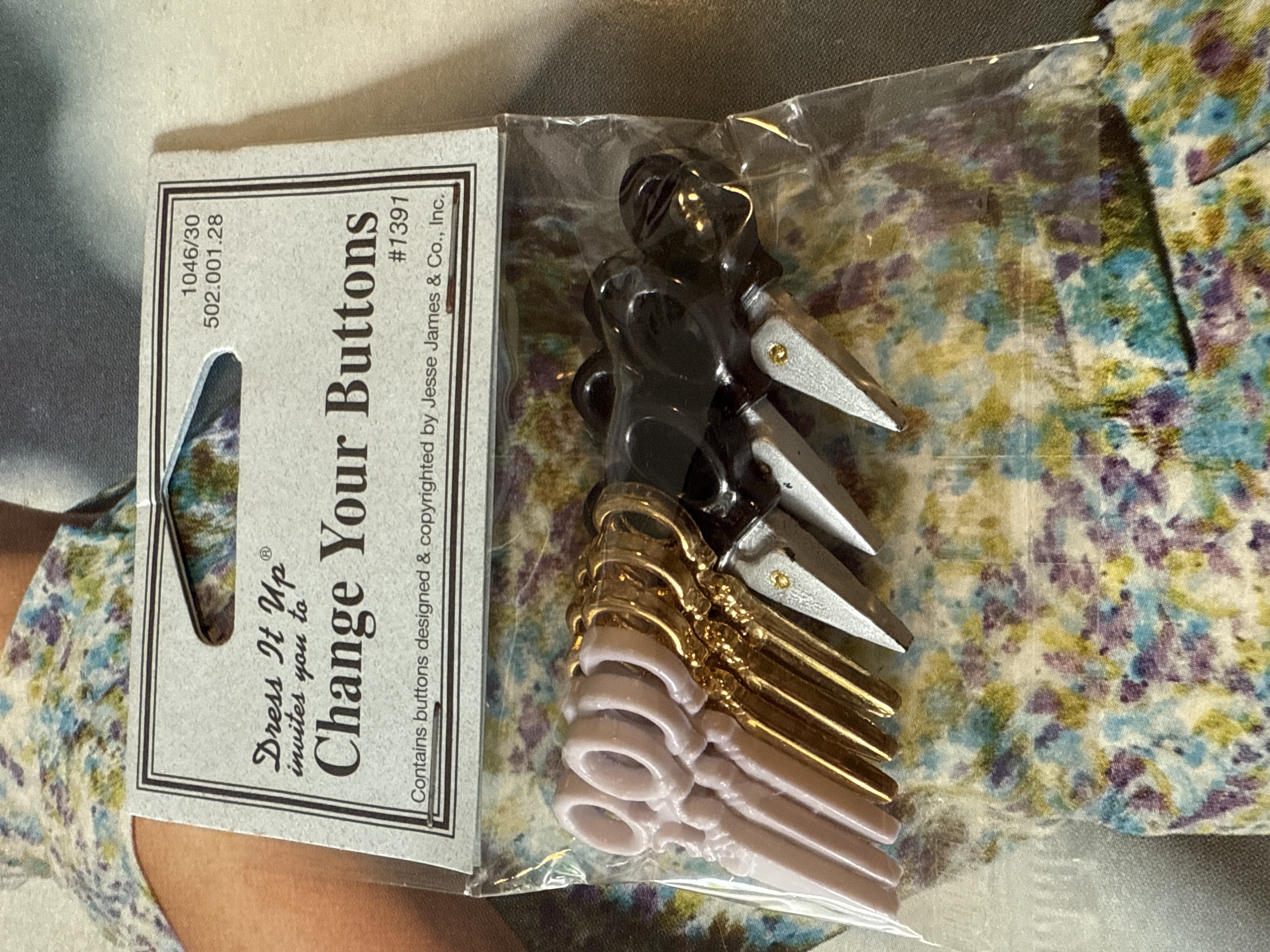 Scrapbook | Ø 20 mm - 2 cm  | Gemengd | Dress It Up Change Your Buttons - diverse schaartjes