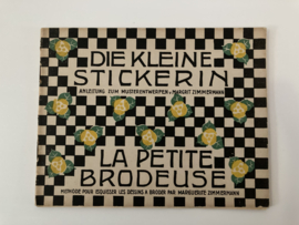 1890 - 1920 | Boeken | Borduren | Die kleine stickers La petite brodeuse ~ Jugendstil kruissteek patronen