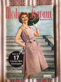 1958 | Modes Travaux Magazine - N° 690 40e Année - JUIN 1958 - dans ce no. 17 créations mode sélectionees