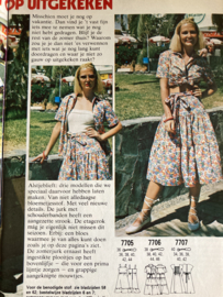 VERKOCHT | 1977 | Marion naaipatronen maandblad | nr. 07 juli 1977 - met radarblad (zomerkleding)