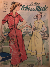 Tijdschriften | Le Petit Echo de la Mode Hebdomaire 9 | no. 30 27 Julliet 1952