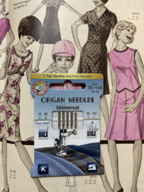 Naaimachinenaalden | UNIVERSEEL size 70/100 (10-16) | Pakje met 5 stuks Organ Needles Universal naalden