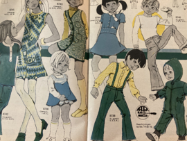 1969 | Marion naaipatronen maandblad | nr. 257 november 1969 - met radarblad - jurkjes, kinderkleding winter
