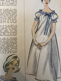 1962 | Modes et Travaux - N° 739 - 44e Année JUILLET 1962 - met borduurpatronenblad