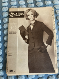 1966 | Marion naaipatronen maandblad | nr. 222 december 1966 met radarblad (HEREN COLBERT EN GILET)