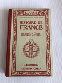 VERKOCHT | Boeken | Geschiedenis | Frankrijk | 1940 | Histoire de France Lavisse - geschiedenislesboek