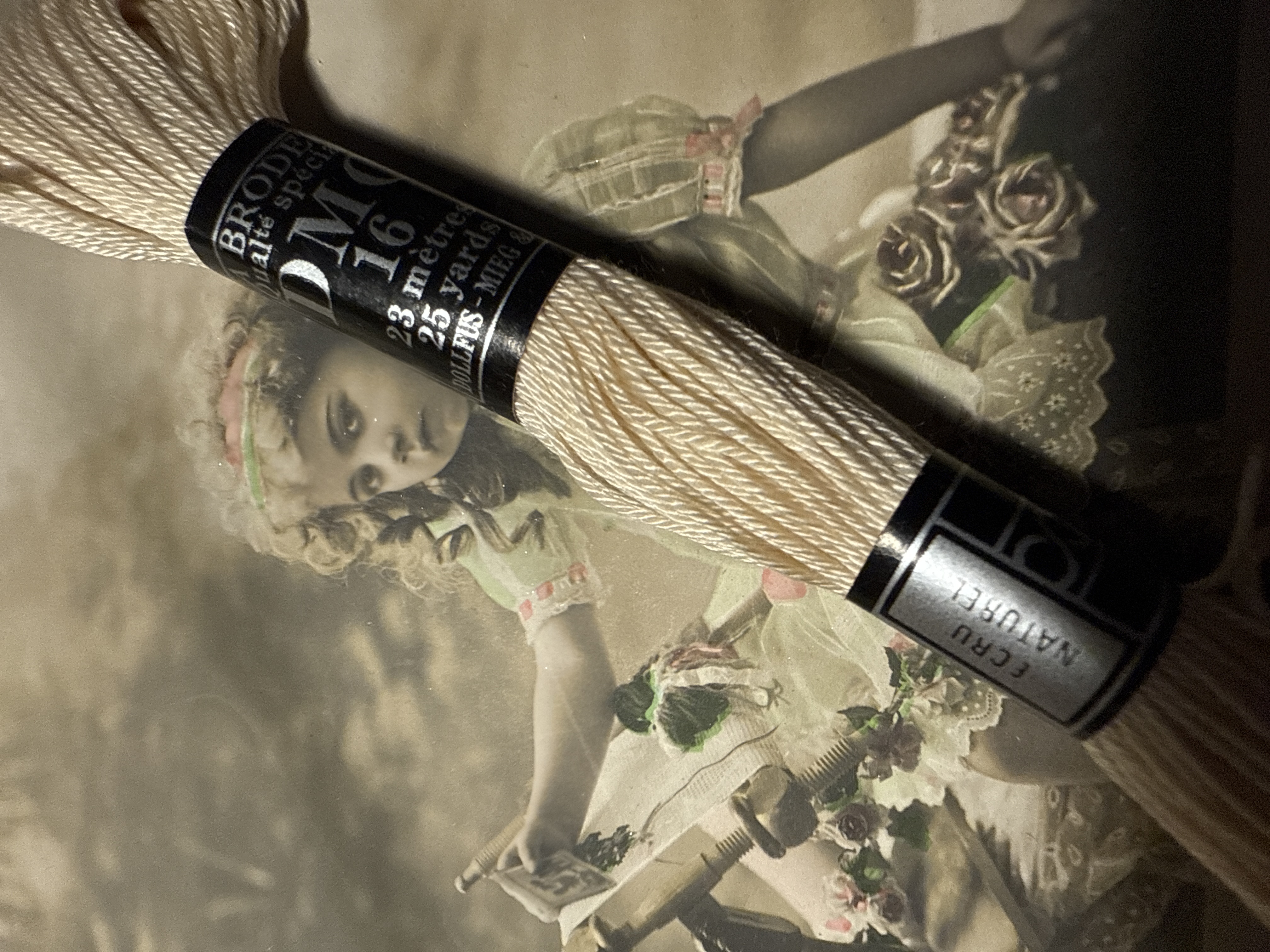 DMC Coton a broder special - art. 107 - dikte 16 | Ecru | kleurnr. Ecru - 23 meter