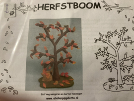 VERKOCHT | Herfstboom - Atelier Pippilotta DIY vilt pakket