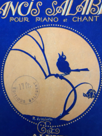 VERKOCHT | 1920 | Muziek | Bladmuziek Premier Album Francis Salabert pour piano et chant, Paris Content 25 Succes Paroles Aglaises et Francaises | Jugenstil 1920-30