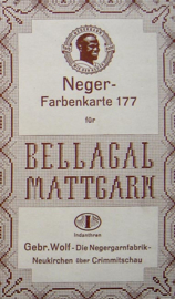 Neger Farbenkarte & Farbmuster