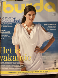 Tijdschriften | Naaien | BURDA 2009 nr. 7 : Kolonial Look - strandgoed - zomerkleding