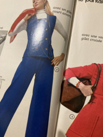 1973 | Modes & Travaux Magazine - N° 866 55e Année FÉVRIER - extra dik nummer met 2 patronen en patronenblad en veel brei patronen 2 Pop Pierre patronen en een ochtend jas dames