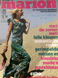 1977 | Marion naaipatronen maandblad | nr. 06 juni 1977 - met radarblad (ZOMER, maxi-mode)