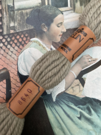 * 8640 GROEN-GRIJZE GLOED - Scheepjes borduurwol, tapisserie/gobelin of punch needle wol - kleurnummer 8640