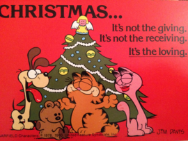 Kerstkaarten | Dieren | Garfield Christmas - 1978