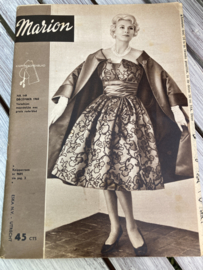 1960 | Marion naaipatronen maandblad | nr. 149 - december 1960 - met radarblad | jurken en veel kinderkleding