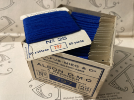 Stopwol | Blauw-koren 797 | DMC Alson A REPRISER Art. 25 | Stopgaren - Maasgaren - 50 meter en FIBRE SYNTÉTIQUE