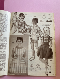 1962 | Marion naaipatronen maandblad | nr. 168, juli 1962  met radarblad jurken/pyjama’s/kinderkleding 
