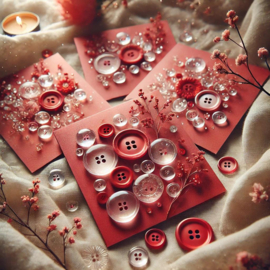 Knopenkaarten | Rood