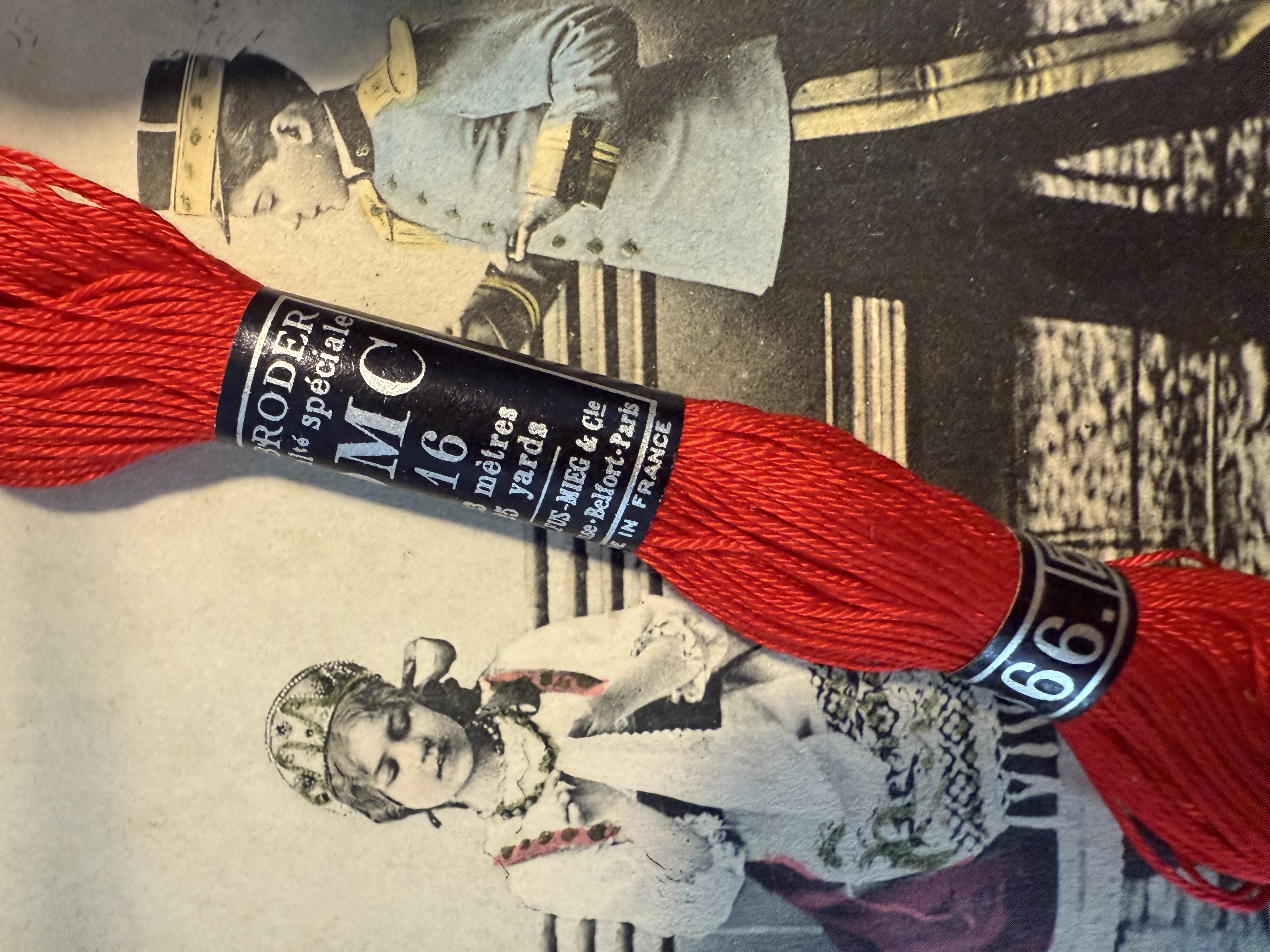 DMC Coton a broder special - art. 107 - dikte 16 | Rood | kleurnr. 666 - 23 meter