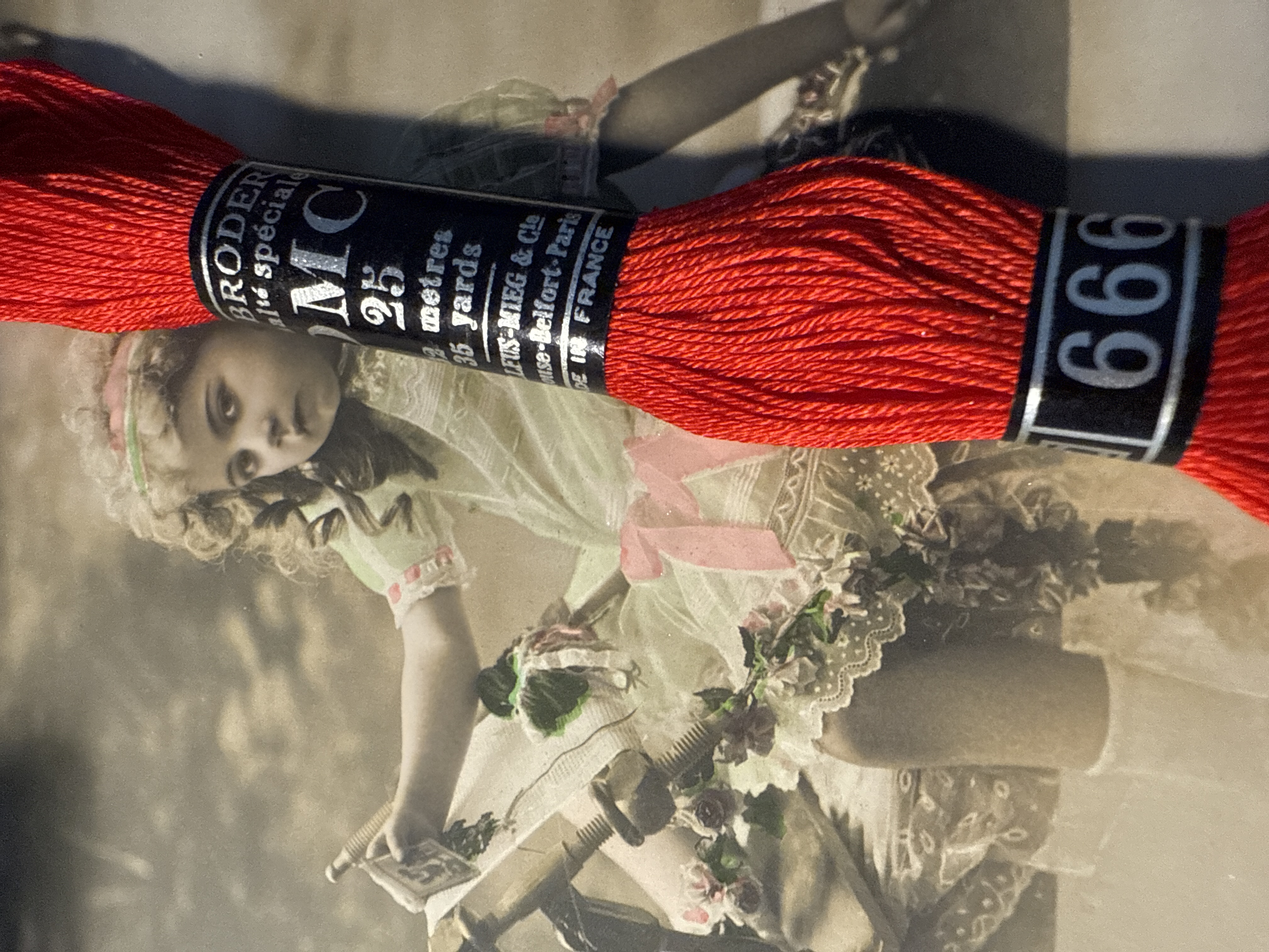 DMC Coton a broder special - art. 107 - dikte 25 | Rood | kleurnr. 666 - 32 meter