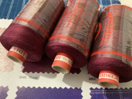 RADIX ROOD-BORDEAUX - 500 meter schoenmakers en kleermakers naaigaren 100% katoen