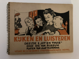 1949 |  Kijken en Luisteren: Deeltje 1 "Uit en Thuis" - platen van Jaap Veenendaal