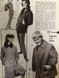 1965 | Marion naaipatronen maandblad | nr. 209 - november 1965 - met radarblad - jurkjes - winterkleding