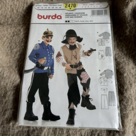Burda Easy Kids: 2470 Politie agent en rover/dief