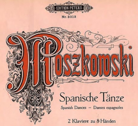 1929 | Muziek | Bladmuziek | Spanische Tanze | Moritz Moszkowski op. 12 Spanish Dances | Danses Espagnoles | Klavier zu 2 Händen