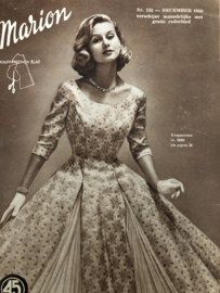 Naaien |  Tijdschriften | Marion - Patronenblad |  1950 en 1960 |  '50s en '60s vintage zelfmaak mode, knippatronen