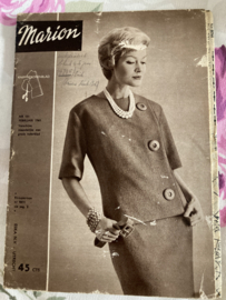 1961 | Marion naaipatronen maandblad | nr. 151 - februari - met radarblad  - jurken/broek en blouse/kinderkleding