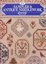 VERKOCHT | Tijdschriften | Borduren | Samper & Antique Needlework Quarterly Vol. 21 2000 Winter