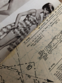 1965 | Marion naaipatronen maandblad | nr. 205 - juli 1965  - met radarblad | zomerjurken, marine stijl, mantelpakje, tenniskleding, kinder- en babykleding