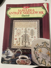 VERKOCHT | Tijdschriften | Borduren | Samper & Antique Needlework Quarterly Vol. 19 2000 Summer
